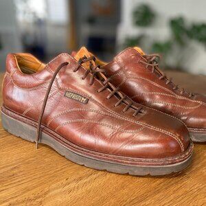 Mephisto Goodyear Welt Air-Relax Brown Leather Shoes - Men's Size 9.5